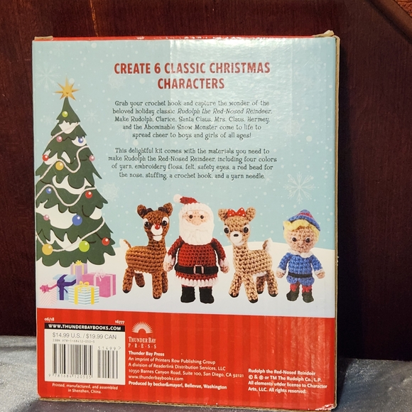 Crochet Rudolph the Red-Nosed Reindeer Characters Kit - Picture 2 of 5